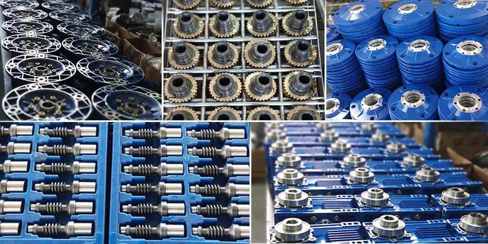 Ep Nrv F Single Solid Shaft Input Worm Gearbox